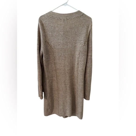 Coldwater Creek tunic button front sweater-large - Picture 2 of 6